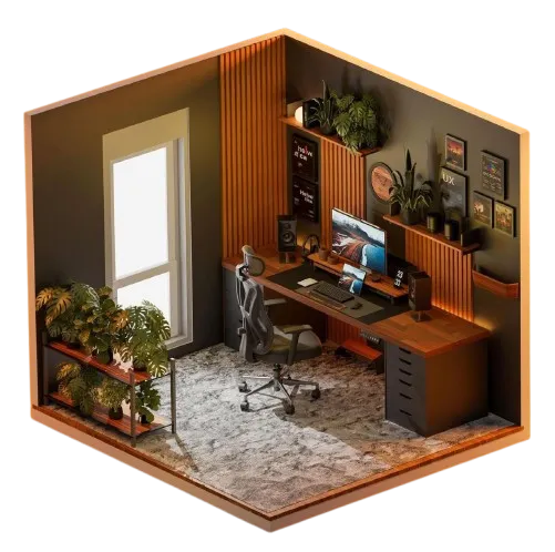 Home office planejado em Goiânia